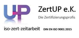 Siegel: Zertifizierung nach ISO 9001